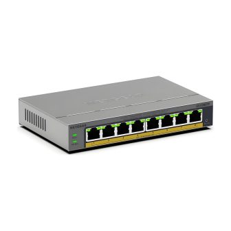 NETGEAR GS108EPP Não gerido Gigabit Ethernet (10/100/1000) Energia…