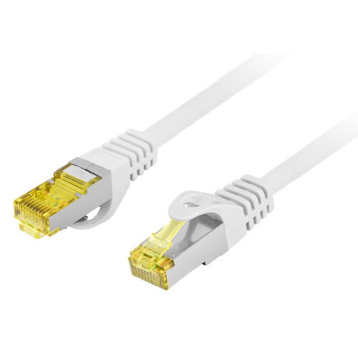 Lanberg Cat.6a S/FTP LSZH CU Patch Cable 0.5m Gray Fluke Passed…