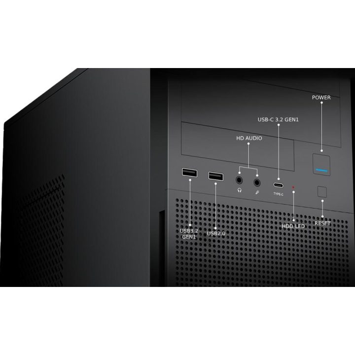CoolBox A780 ATX Case USB-C 3.2 Gen1 with Powerline3 650W 85+…