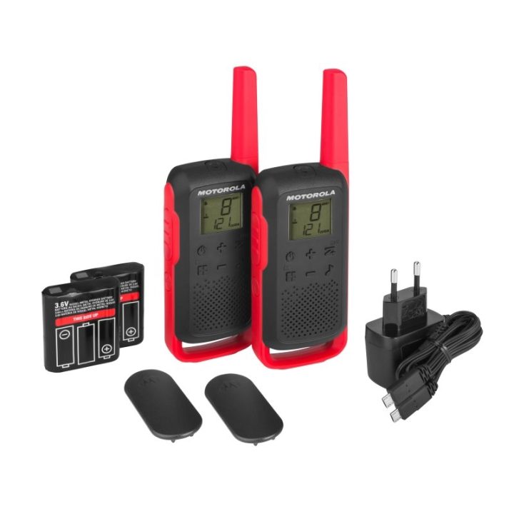 Motorola TALKABOUT T62 two-way radios 16 channels 12500 MHz Black…