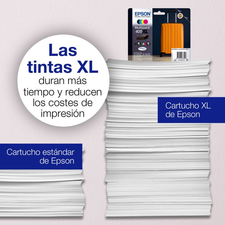 Epson Tinta multipack 4 colores 405XL DURABrite Ultra Maleta