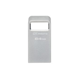 Kingston Technology DataTraveler 64GB Micro 200MB/s Metal USB 3.2 Gen…