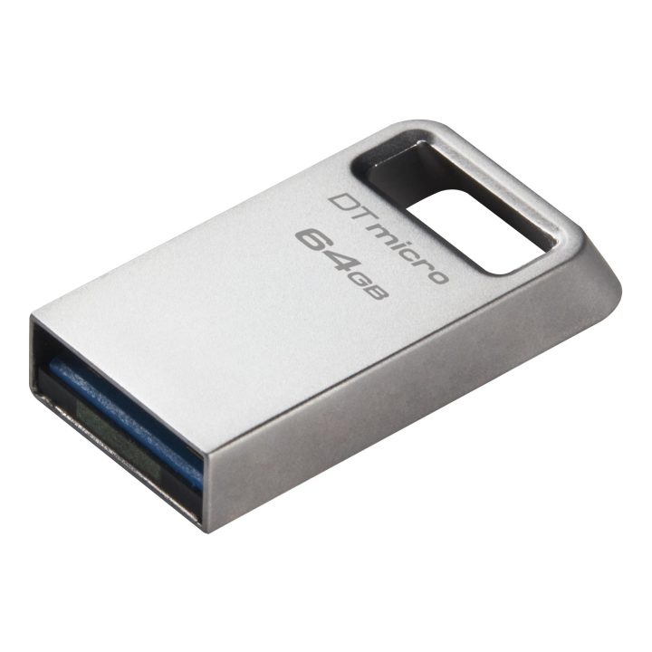 Kingston Technology DataTraveler 64GB Micro 200MB/s Metal USB 3.2 Gen…