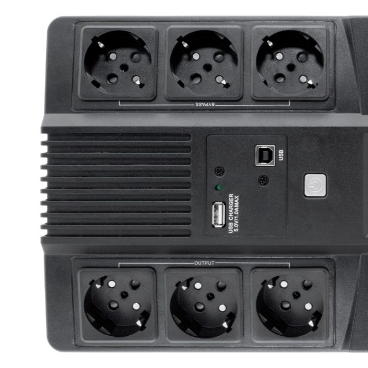 CoolBox UPS SCUDO3 800VA 480W 3+3 SCHUKO + SOFTWARE