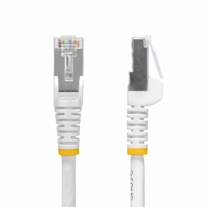 StarTech.com Cabo de Rede Ethernet CAT8 Branco 50cm - Snagless - sem…