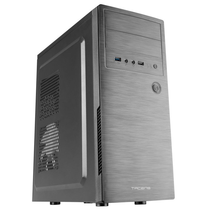 Tacens 2INITIOX, Mid-Tower ATX PC Case, 12cm Side Fan, Polished…