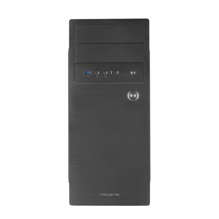 Tacens 2INITIOX, Mid-Tower ATX PC Case, 12cm Side Fan, Polished…