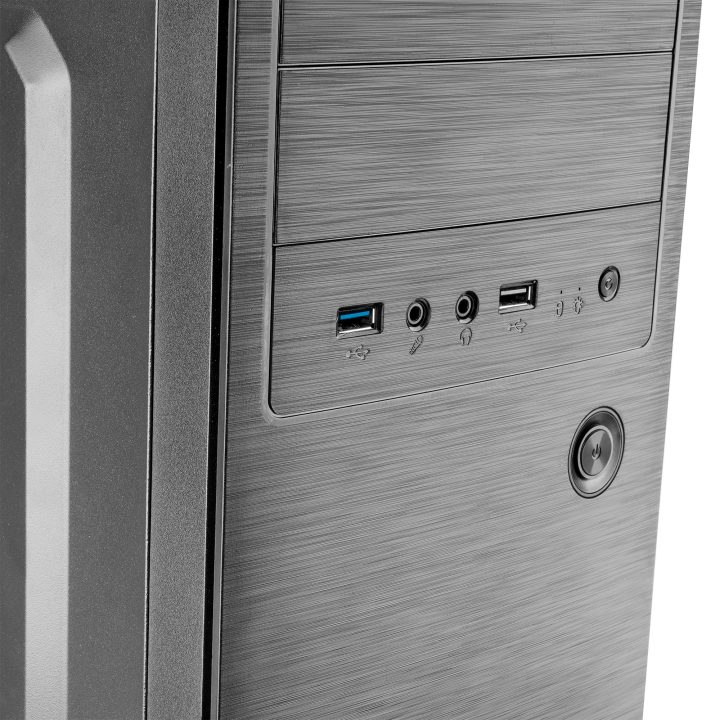 Tacens 2INITIOX, Mid-Tower ATX PC Case, 12cm Side Fan, Polished…
