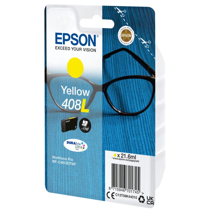 Epson Yellow Ink 408L DURABrite Ultra Glasses