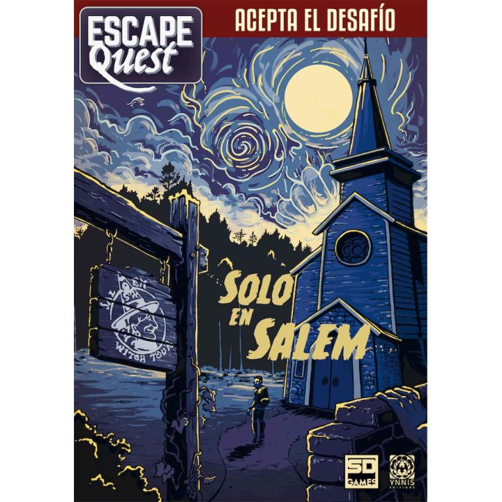 Sd games Jogo de tabuleiro Escape Quest 3: Só em Salem formato livro…