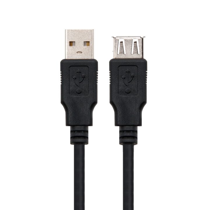 Nanocable USB 2.0 Cable, Type A/M-A/H, Black, 1.8 m