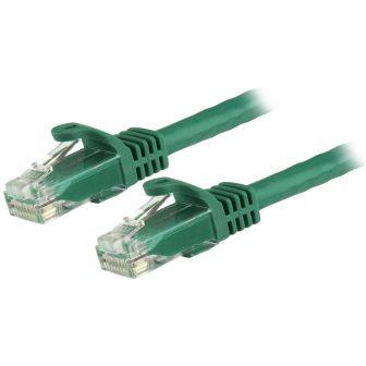 StarTech.com 0.5m Green Gigabit Cat6 Ethernet RJ45 Snagless Network…