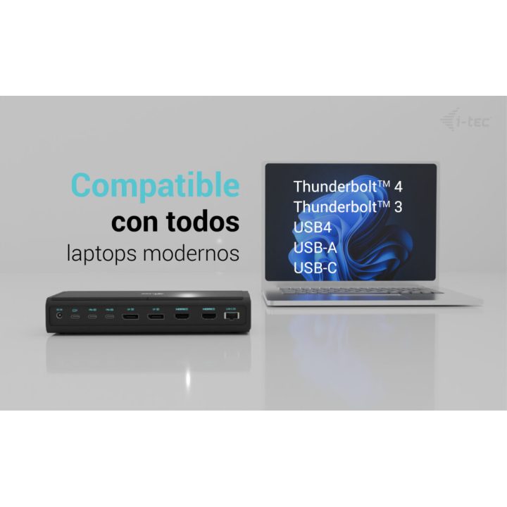 i-tec Universal 6x 4K/60Hz Display Docking Station + Power Delivery…