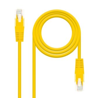 Nanocable Patch Cable RJ45 CAT.6 UTP AWG24, Yellow, 30 cm