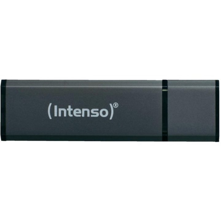 Memória USB 2.0 Intenso alu line 8GB alumínio antracite (3521461)