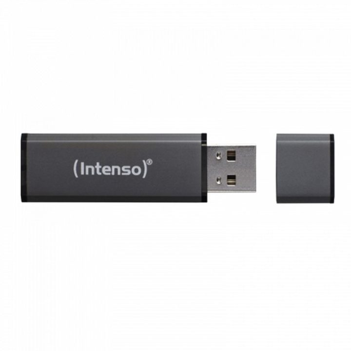 Memoria USB 2.0 Intenso alu line 8GB aluminio antracita (3521461)
