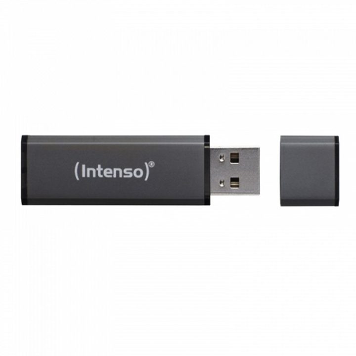 Memória USB 2.0 Intenso alu line 8GB alumínio antracite (3521461)