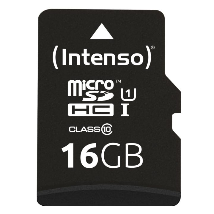 Intenso 16GB UHS-i CL10 Micro SD Memory Card + SD Adapter (3423470)