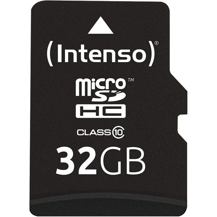 Cartão de memória micro SD Intenso 32GB CL10 + adaptador SD (3413480)
