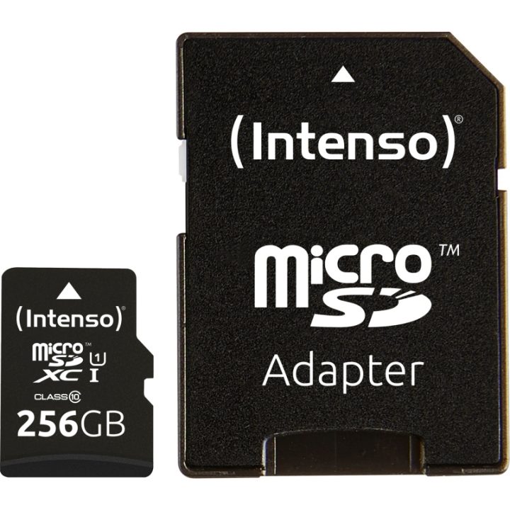 Tarjeta memoria micro SD Intenso 16GB UHS-i CL10 + adaptador SD…