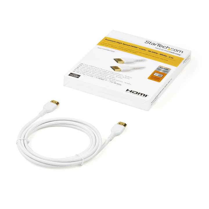 StarTech.com Cable HDMI 2.0 Certificado Premium de Alta Velocidad con…