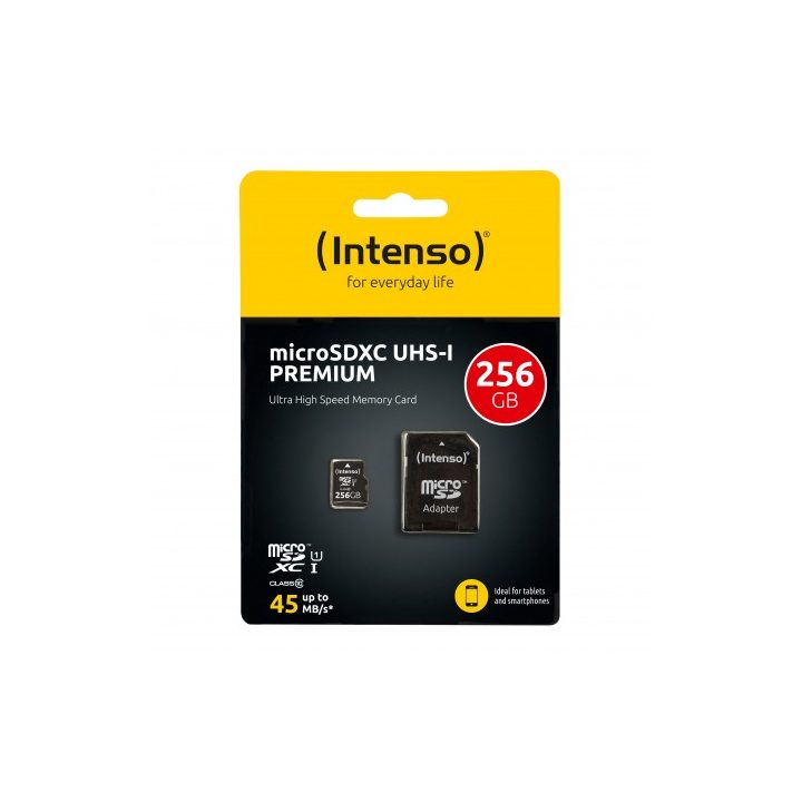 Tarjeta memoria micro SD Intenso 16GB UHS-i CL10 + adaptador SD…