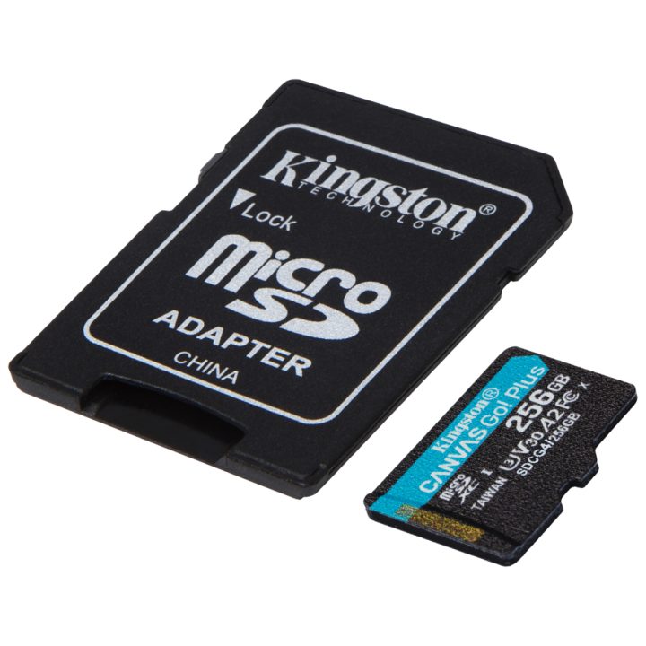 Kingston Technology Tarjeta microSDXC Canvas Go Plus Gen4 de 256 GB…