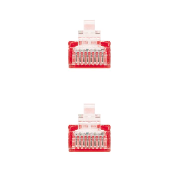 Nanocable Cabo de Rede Patch Cord RJ45 CAT.6 UTP AWG24, Amarelo, 30 cm