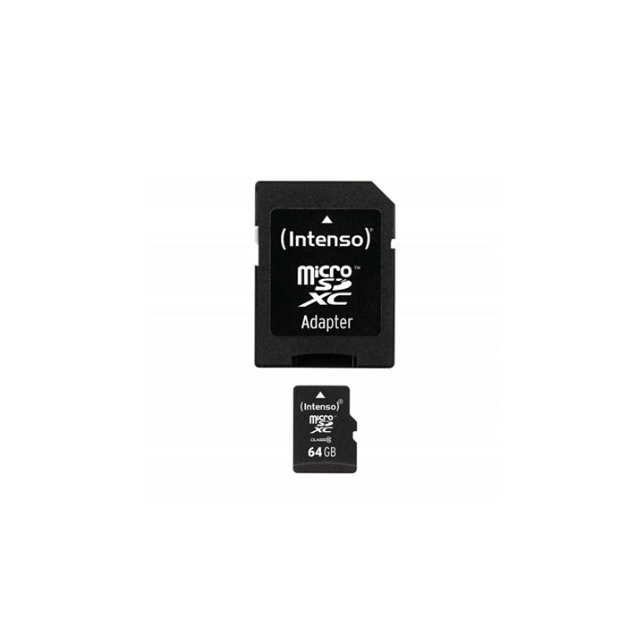 Intenso 32GB CL10 Micro SD Memory Card + SD Adapter (3413480)