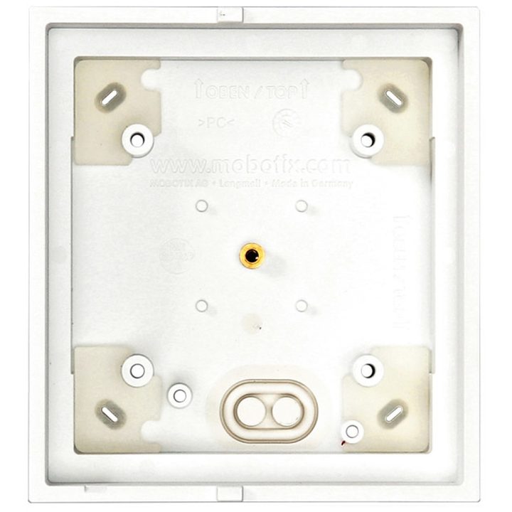 Mobotix single on-wall-housing, white (p/n:mx-opt-box-1-ext-on-pw)