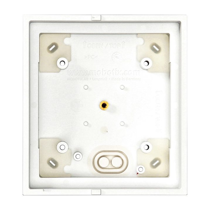 Mobotix single on-wall-housing, white (p/n:mx-opt-box-1-ext-on-pw)