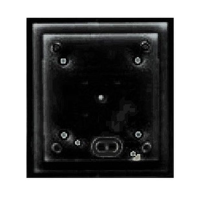 Mobotix single on-wall-housing, white (p/n:mx-opt-box-1-ext-on-pw)
