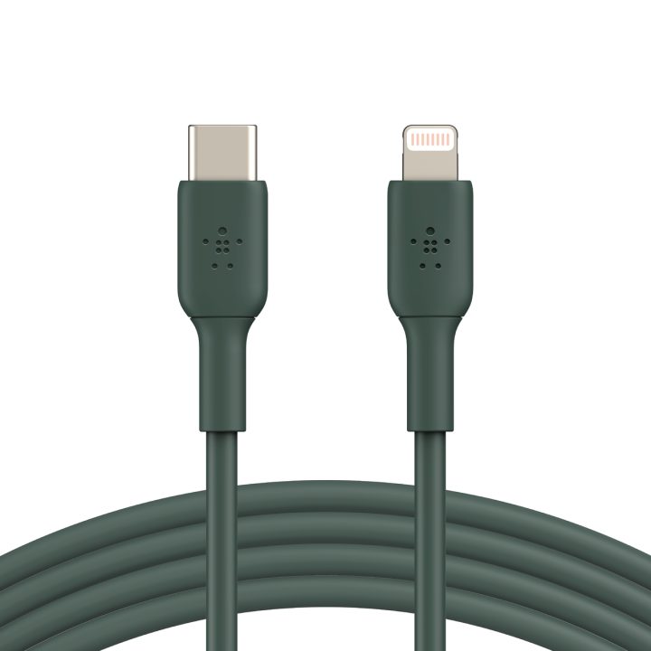 Cable Lightning a USB-C Belkin 2m-macho-macho-blanco - trenzado…