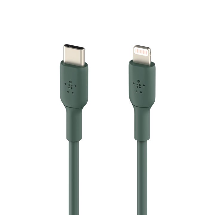 Cable Lightning a USB-C Belkin 2m-macho-macho-blanco - trenzado…