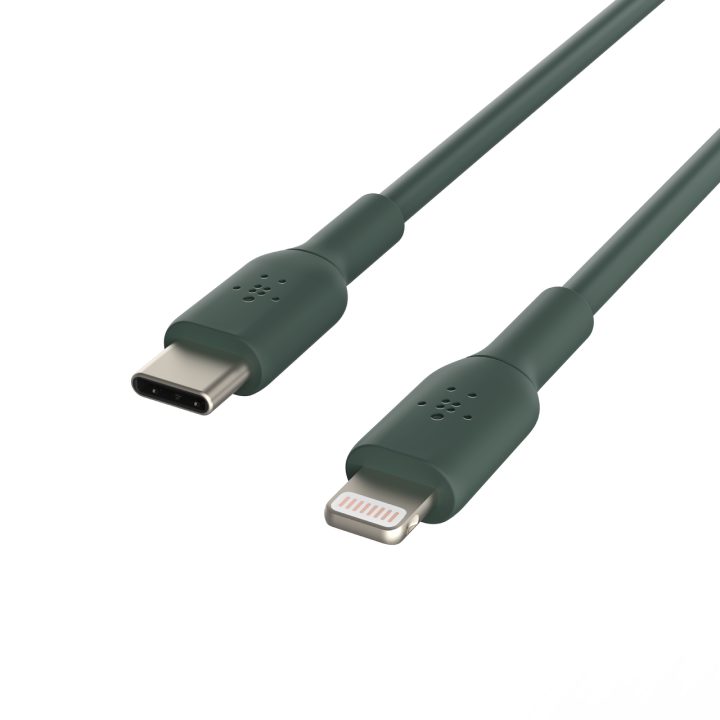 Cable Lightning a USB-C Belkin 2m-macho-macho-blanco - trenzado…