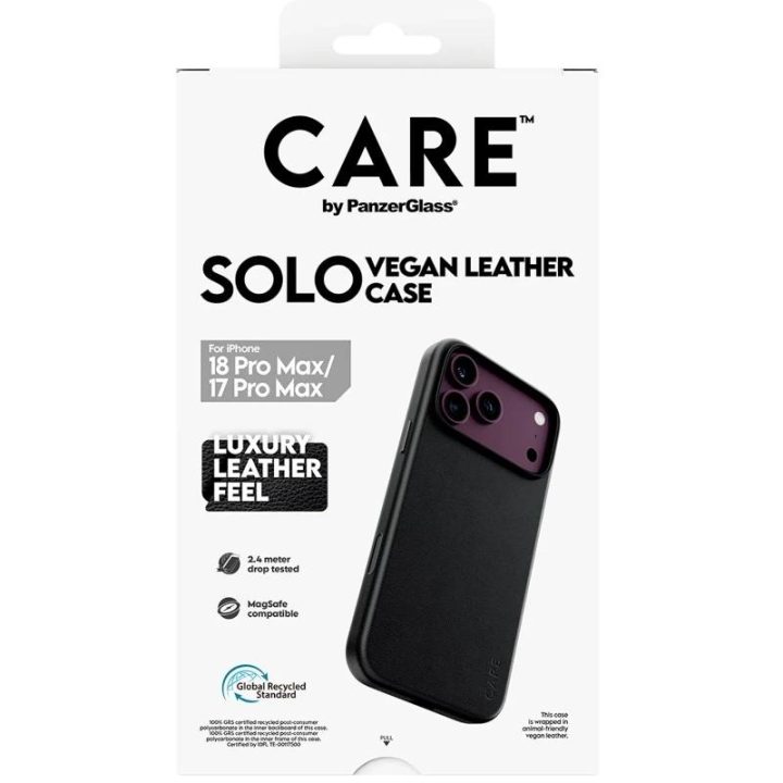 PanzerGlass CARE™ by ® Solo Vegan Leather Case Brown w. MagSafe…