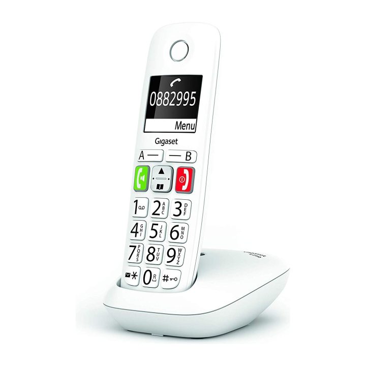 Gigaset E290 DECT Cordless White (S30852-H2901-D202)