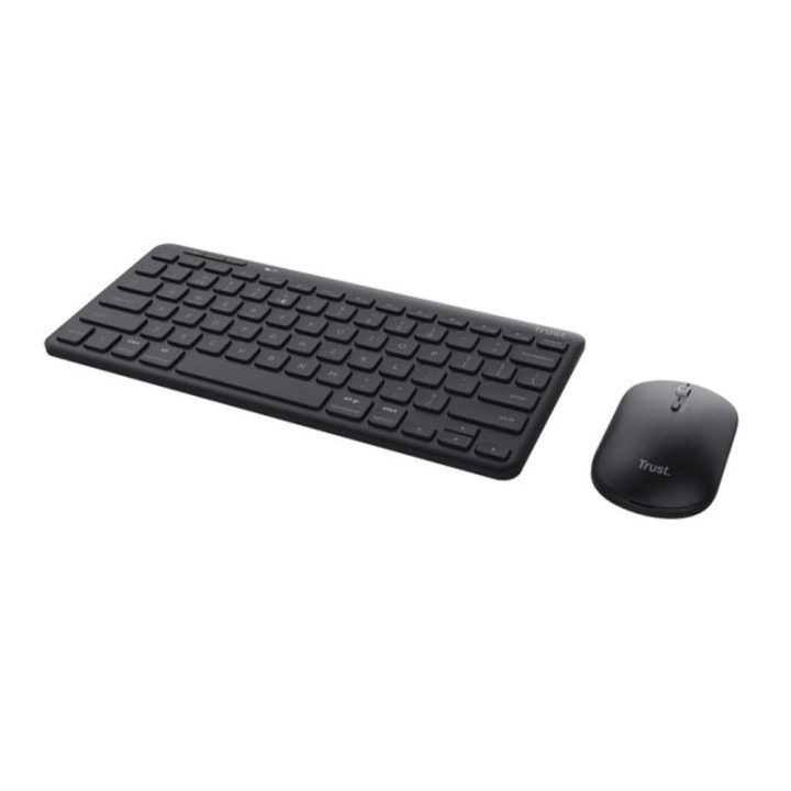 Trust Lyra Keyboard Mouse Included Home Bluetooth QWERTY Spanish Black