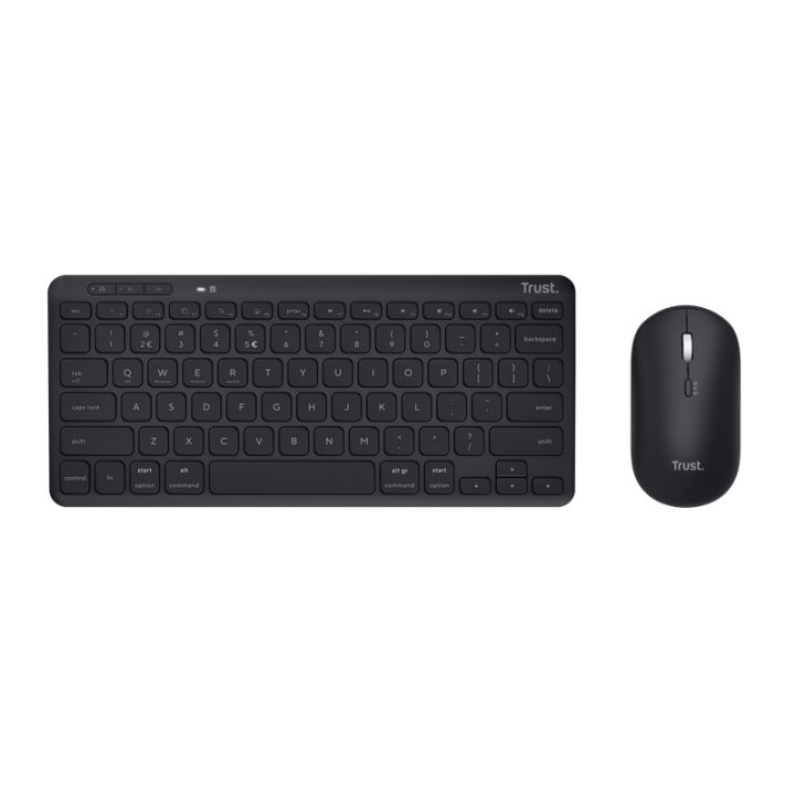 Trust Lyra Teclado com rato incluído Casa Bluetooth QWERTY Espanhol…