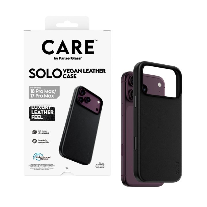PanzerGlass CARE™ by ® Solo Vegan Leather Case Brown w. MagSafe…