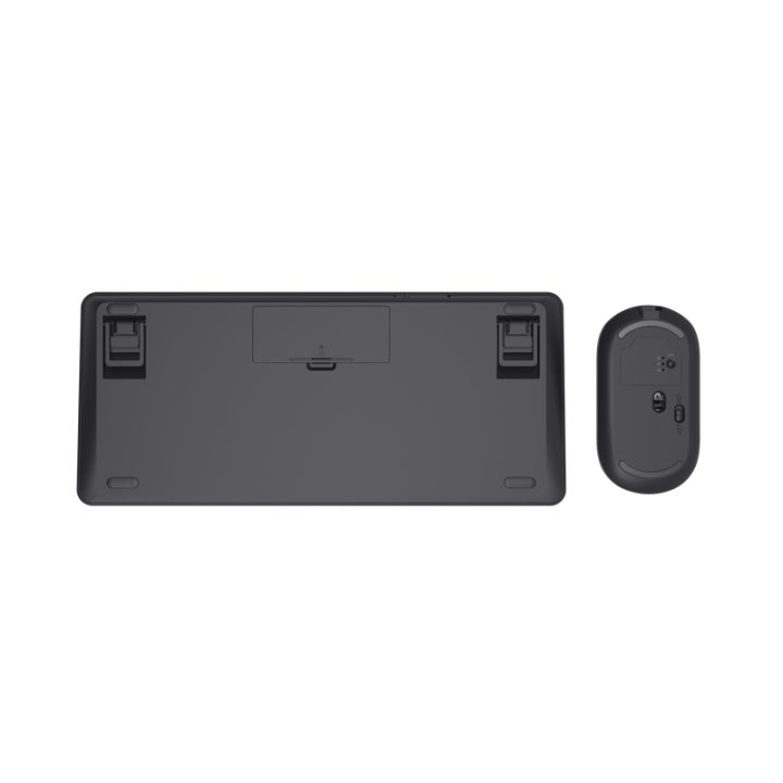 Trust Lyra Keyboard Mouse Included Home Bluetooth QWERTY Spanish Black
