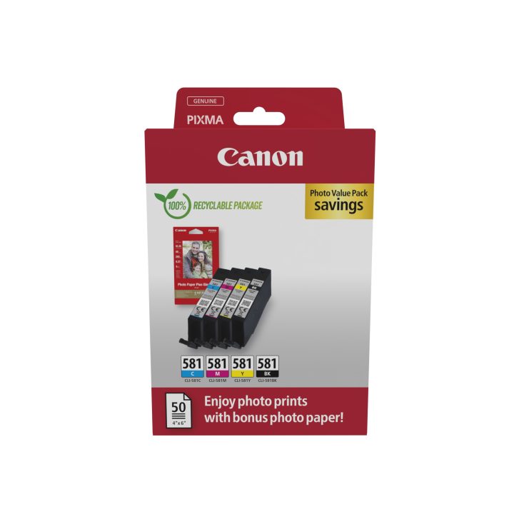 Canon 2106C006 cartucho de tinta 4 pieza(s) Original Negro, Cian…