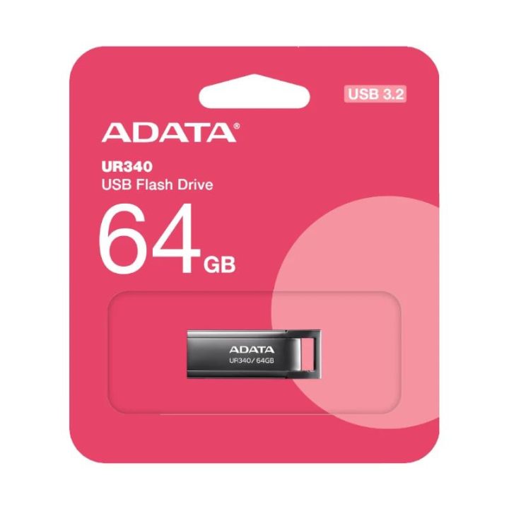 ADATA UR340 unidad flash USB 64 GB USB tipo A 3.2 Gen 2 (3.1 Gen 2)…