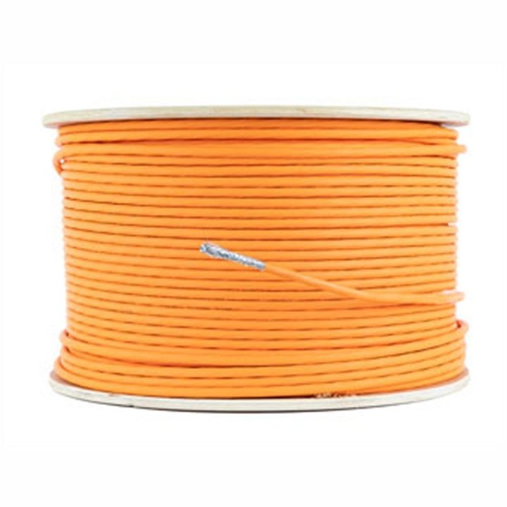 Nanocable Cable de Red CAT.7 LSZH SFTP PIMF AWG23, Naranja, 100 m