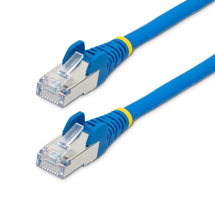 StarTech.com Cable de 0,5m de Red Ethernet CAT6a - Azul - Low Smoke…