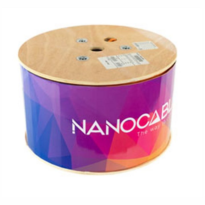 Nanocable CAT.7 LSZH SFTP PIMF AWG23 Network Cable, Orange, 100 m
