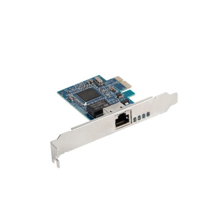 Placa de rede Lanberg Ethernet RJ45 PCI-e 1 porta Gigabit lp…
