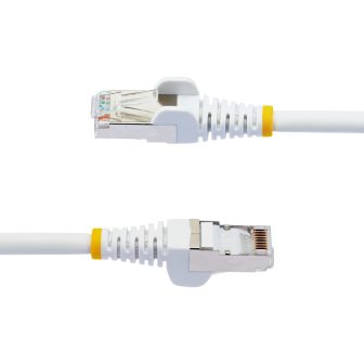 StarTech.com Cable de 0,5m de Red Ethernet CAT6a - Blanco - Low Smoke…