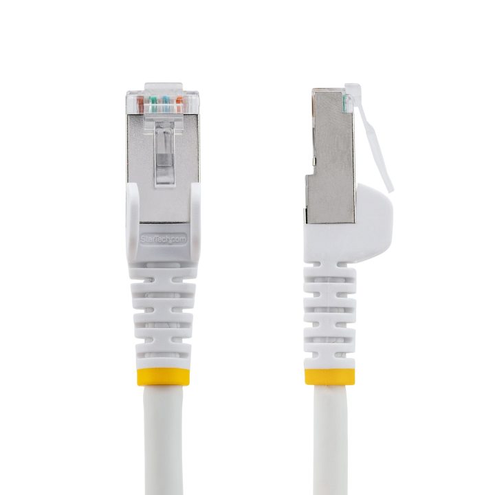 StarTech.com 0.5m CAT6a Ethernet Network Cable - White - Low Smoke…