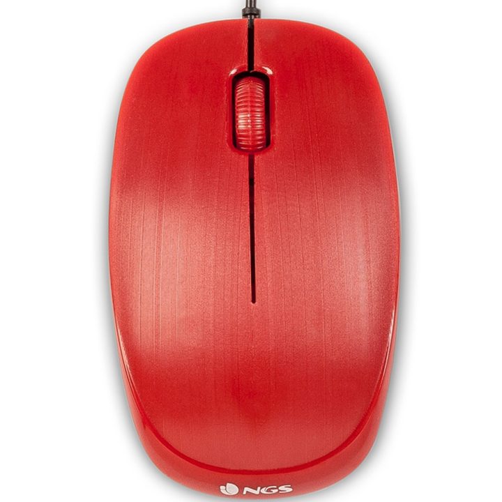 NGS Flame ratón Mano derecha USB tipo A Óptico 1000 DPI